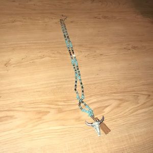WESTERN TURQUOISE NECKLACE!🤠